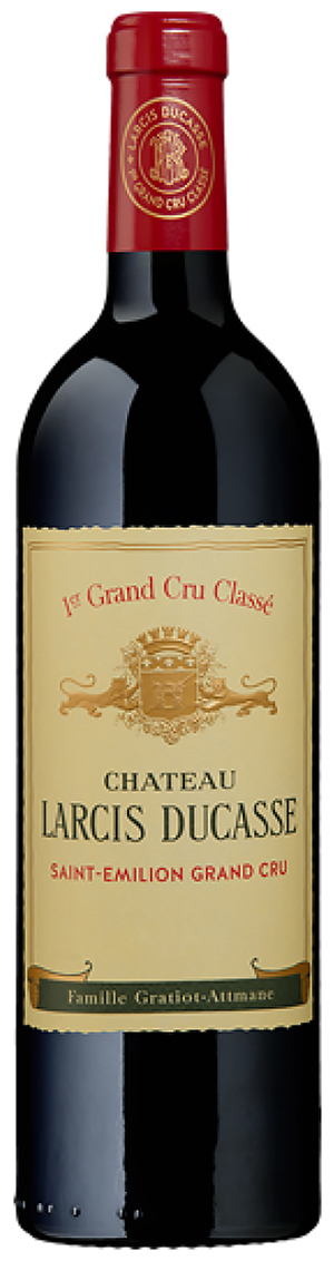 Chateau Larcis Ducasse Saint-Emilion 1. Grand Cru Classé B 2021 i trækasse wine bottle
