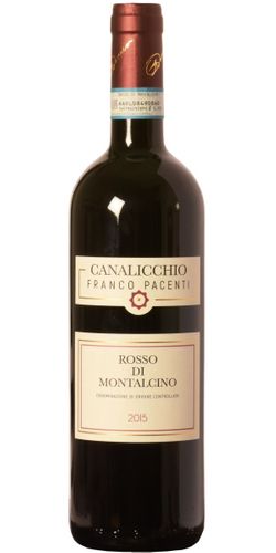 Franco Pacenti Canalicchio, Rosso di Montalcino 2019 wine bottle