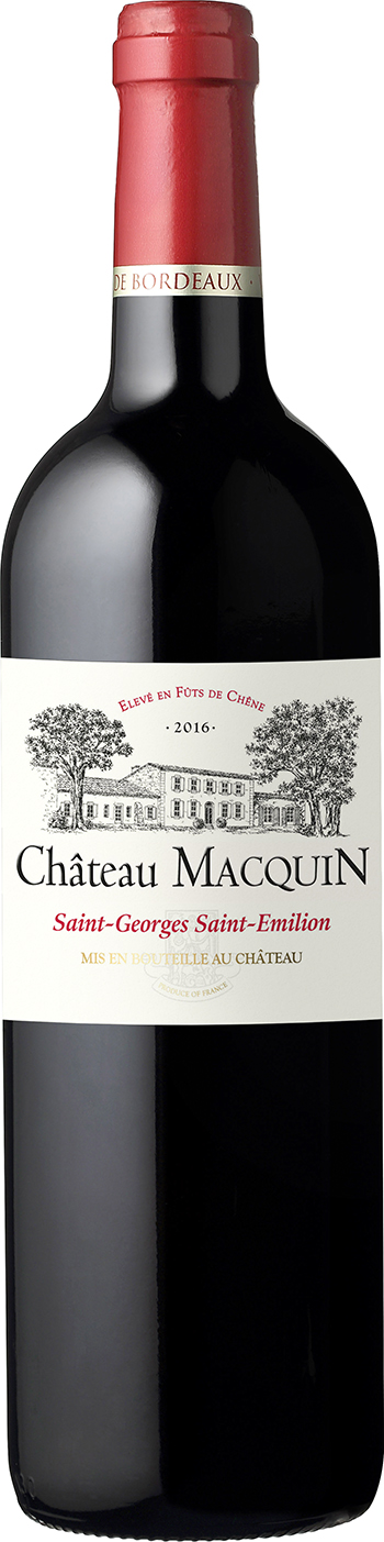 Chateau Macquin St-Georges-St-Émilion 2016 wine bottle