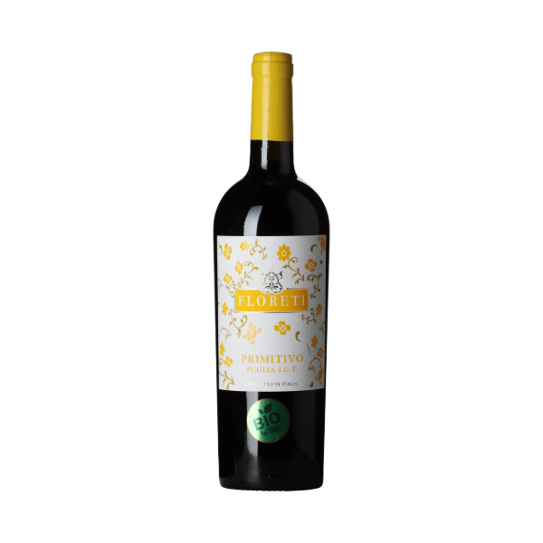 Floreti Primitivo Puglia IGT wine bottle