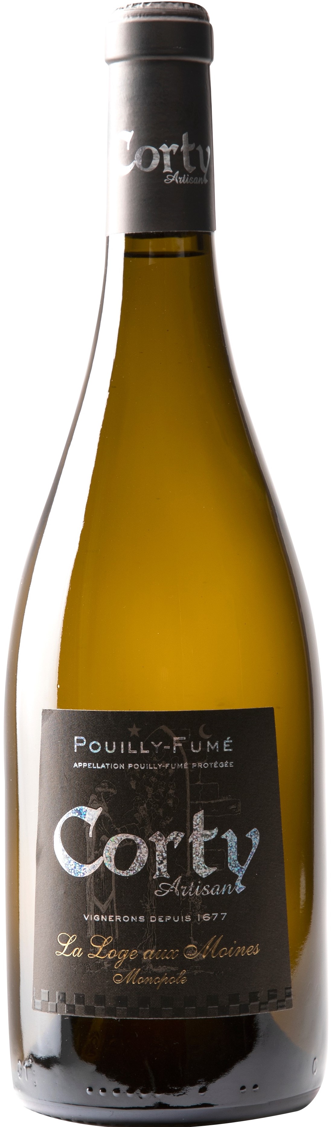 Patrice Moreux Corty Artisan Pouilly-Fume La Loge aux Moines Monopole 2018 wine bottle