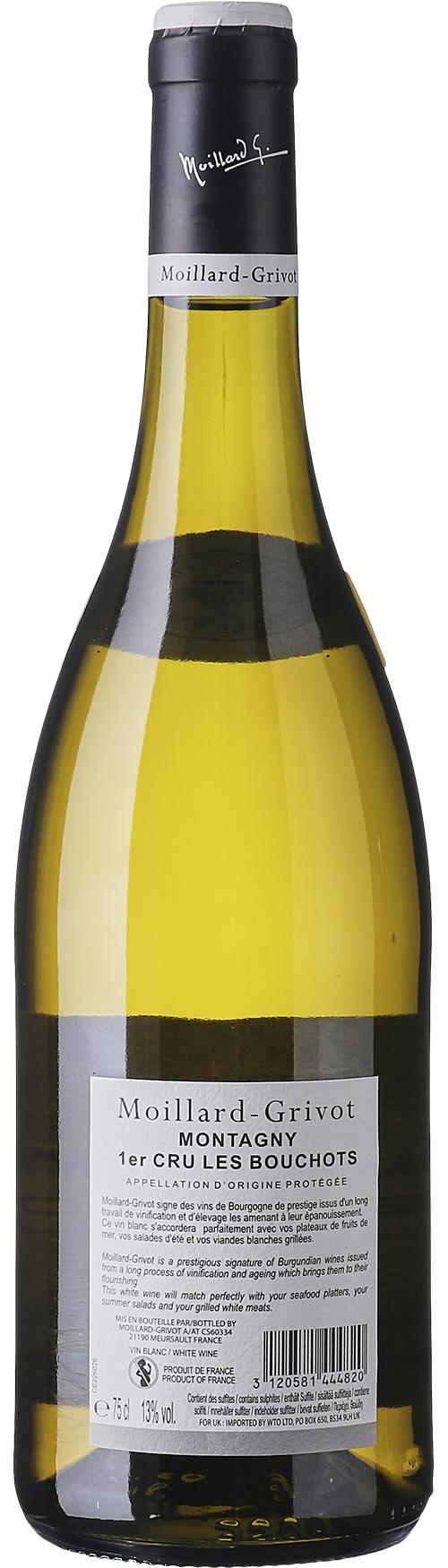 Moillard-Grivot Montagny 1er Cru AOP Les Bouchots wine bottle