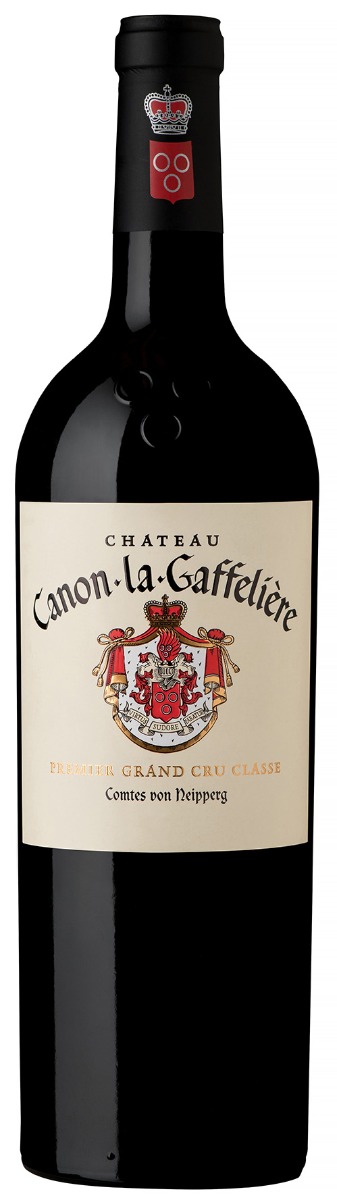 Chateau Canon la Gaffeliere Saint Emilion 1er Grand Cru Classé B 2015 ØKO i trækasse wine bottle