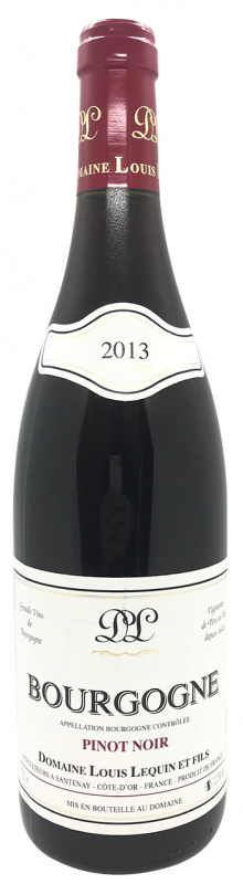 Domaine Louis Lequin et Fils Bourgogne Rouge 2014 wine bottle