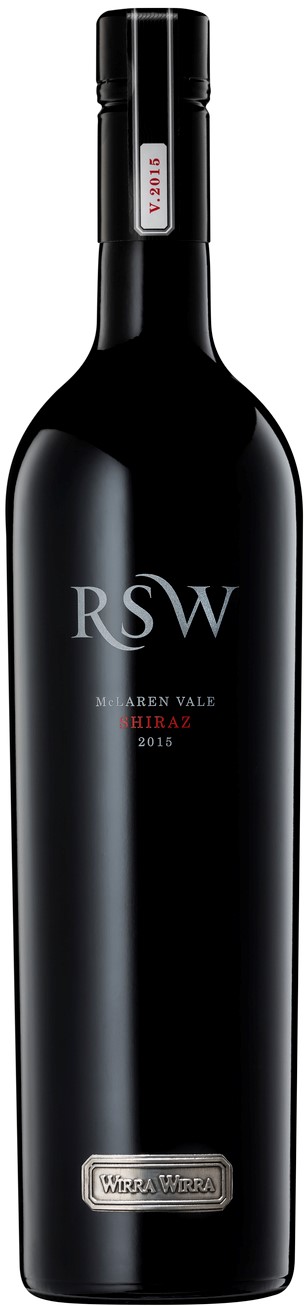 Wirra Wirra RSW Shiraz 2015 wine bottle