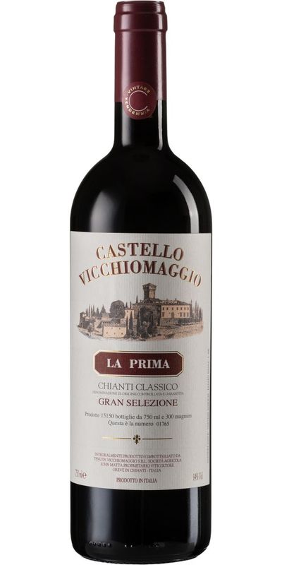 Castello Vicchiomaggio, Chianti Classico Gran Selezione La Prima 2022 wine bottle