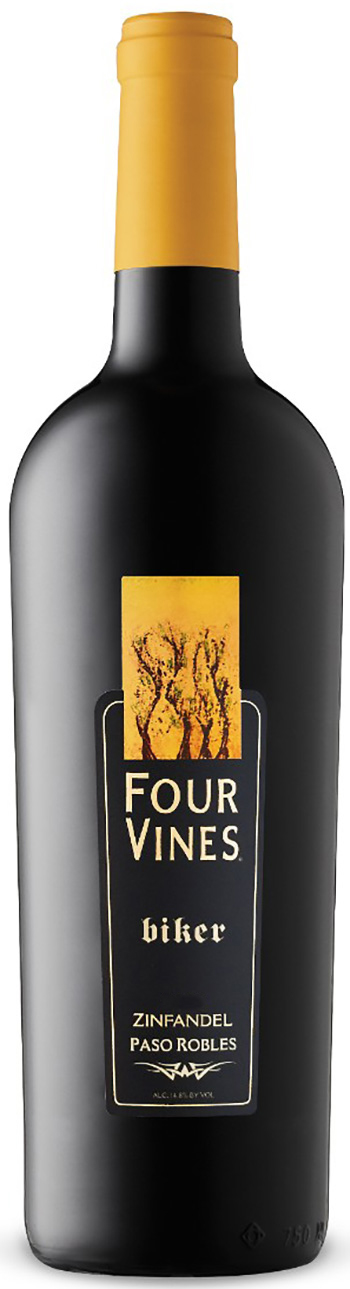 Biker Zinfandel Paso Robles 2013, Four Vines wine bottle