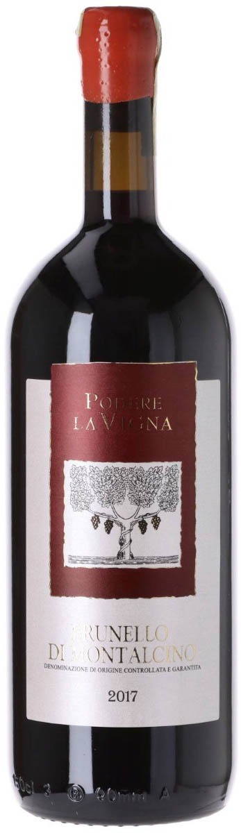 Podere La Vigna Brunello di Montalcino Magnum 2017 wine bottle