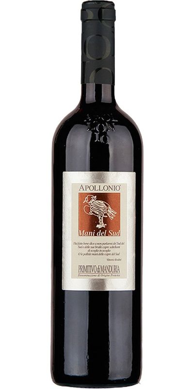 Apollonio, Primitivo di Manduria 2019 wine bottle