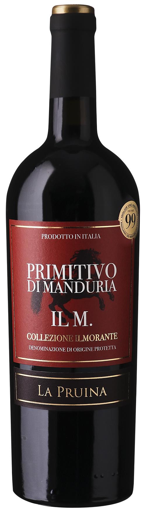Il M Primitivo di Manduria DOP  La Pruina wine bottle