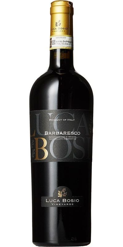 Luca Bosio, Barbaresco 2021 wine bottle