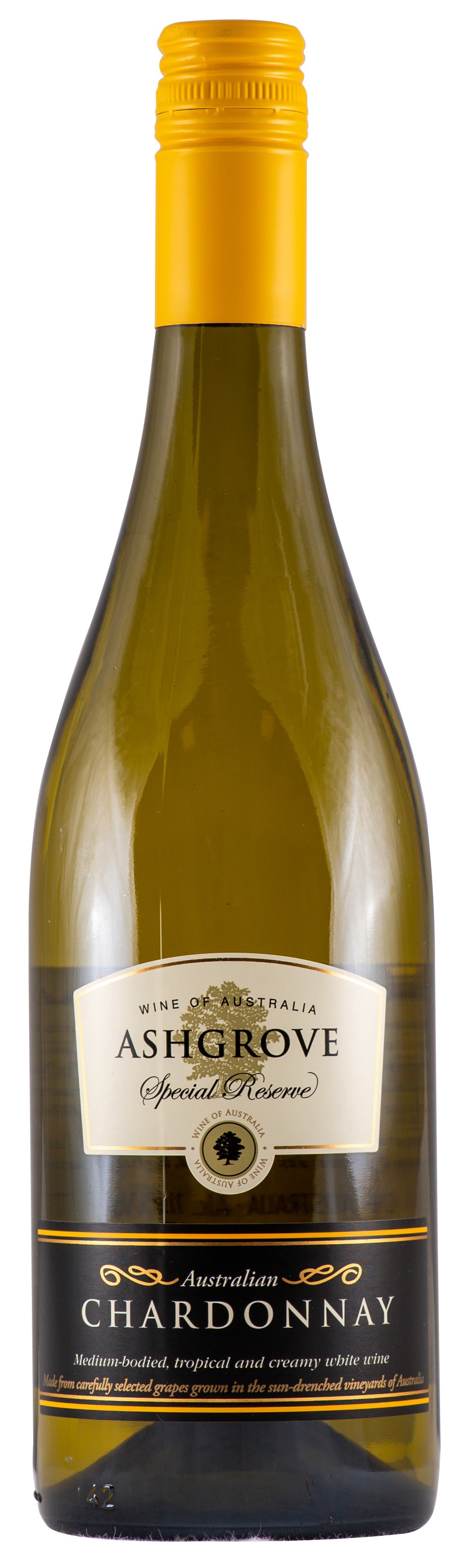 Ashgrove Chardonnay Special Reserve wine bottle