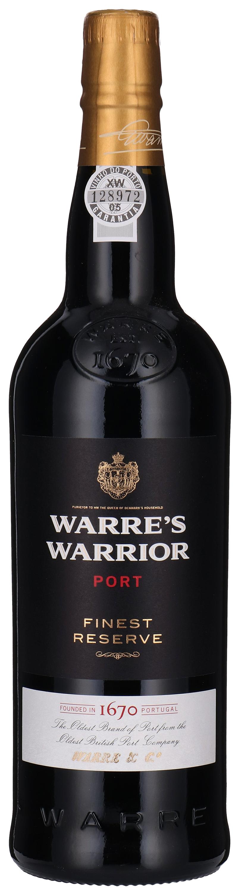 Warrior Finest Reserve wine bottle