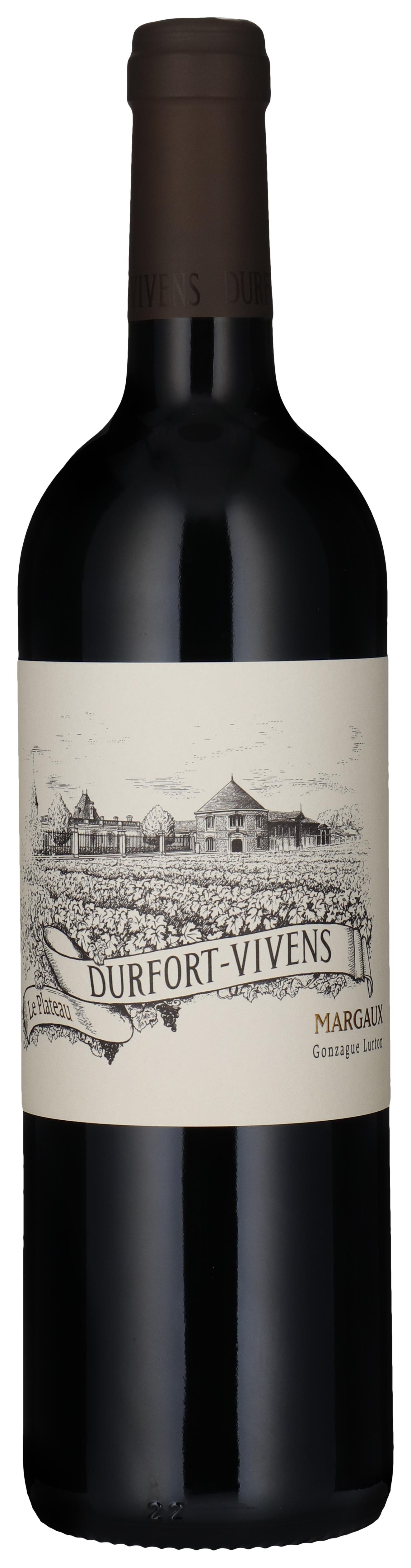 Le Plateau 2020 wine bottle