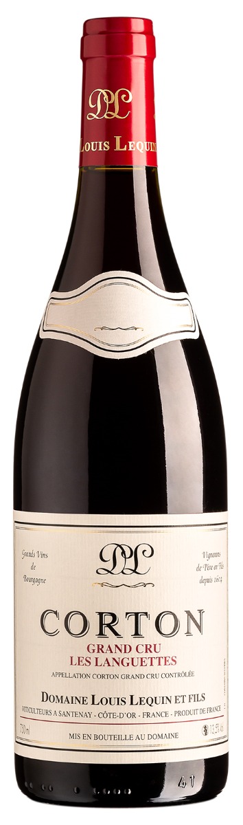 Domaine Louis Lequin et Fils Corton Grand Cru Les Languettes 2018 wine bottle