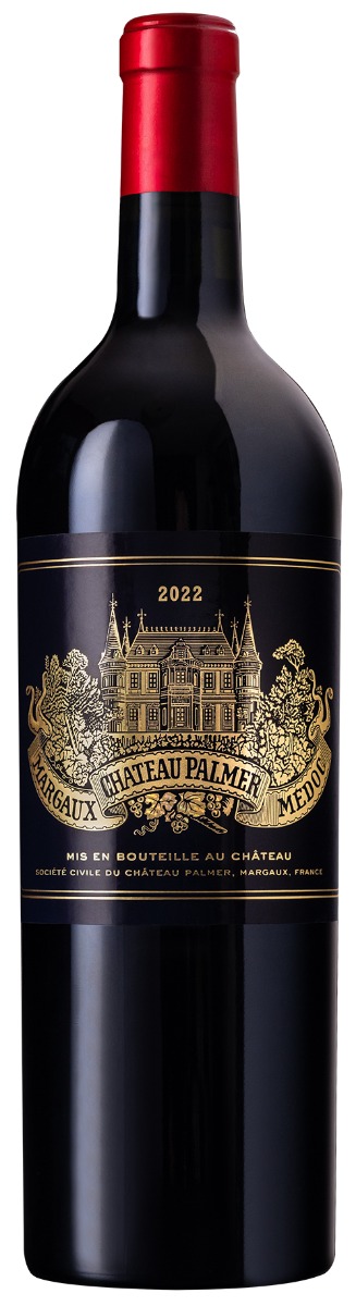 Château Palmer Margaux 3. Cru Classé 2022 ØKO i trækasse wine bottle