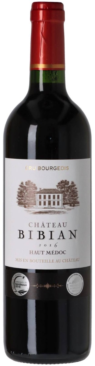 Château Bibian Haut-Médoc Cru Bourgeois 2016 wine bottle