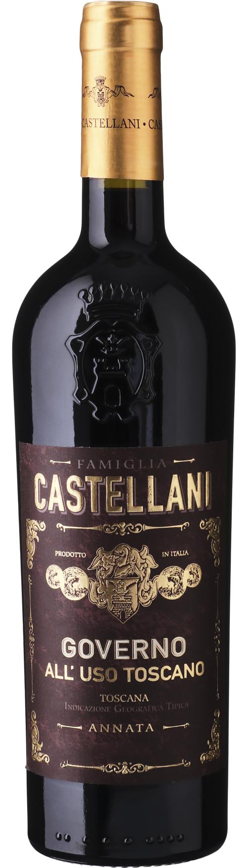 Famiglia Castellani Governo all'Uso Toscano Toscana IGT wine bottle