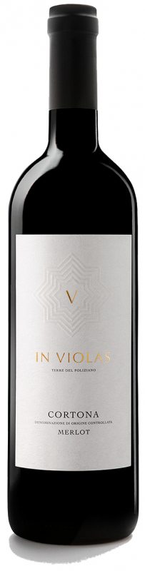 Poliziano Merlot In Violas Cortona 2017 wine bottle
