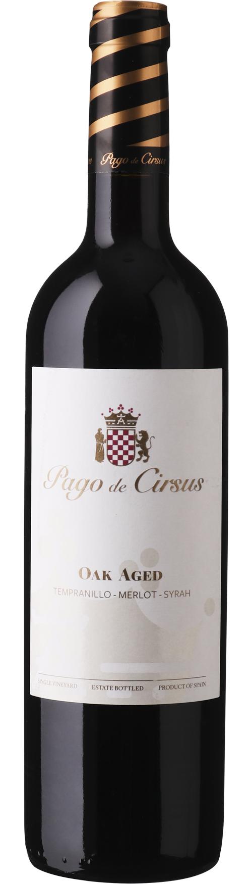 Pago de Cirsus Oak Aged Single Vineyard wine bottle