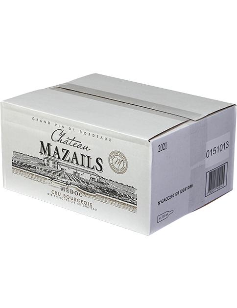 Château Mazails AOC Médoc Cru Bourgeois wine bottle