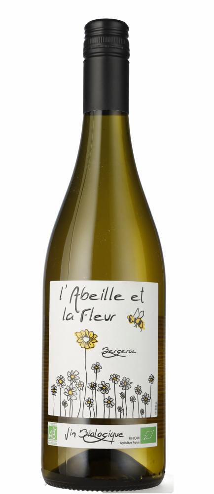2021 l'Abeille et la Fleur Bergerac Blanc wine bottle