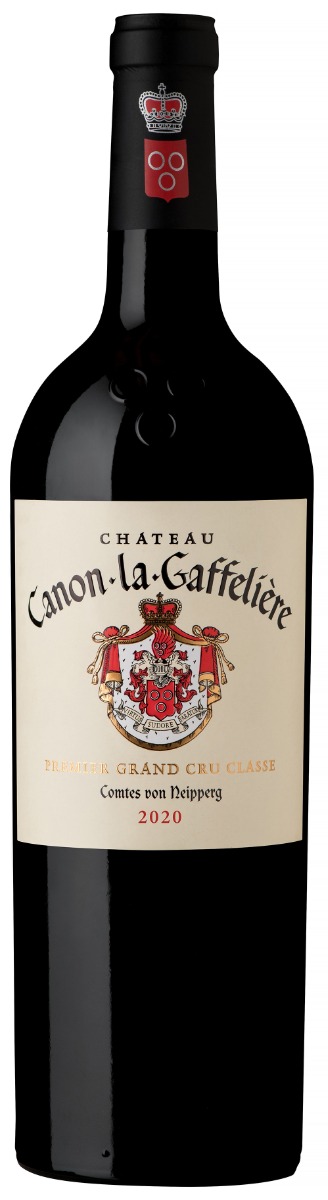 Château Canon-la-Gaffelière Saint-Emilion Premier Grand Cru Classé B 2020 ØKO i trækasse wine bottle