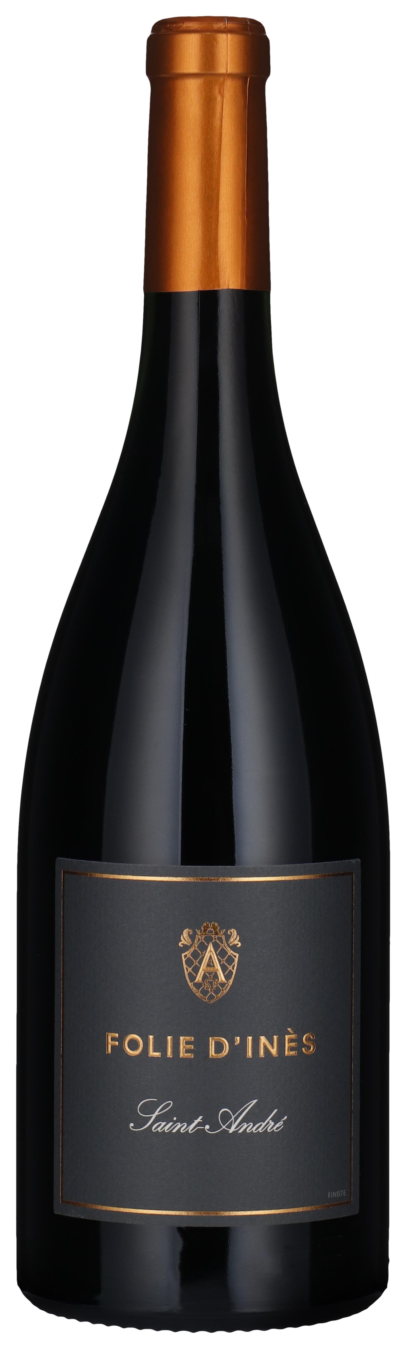 Folie d'Ines Red 2023 wine bottle