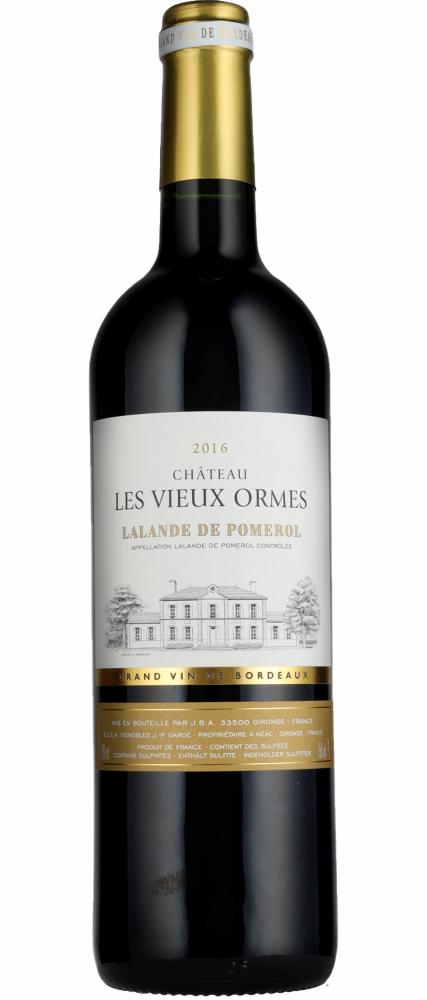 2016 Chateau Les Vieux Ormes Lalande de Pomerol wine bottle