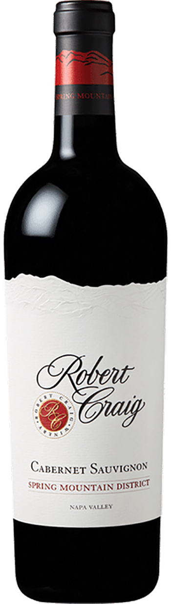 Robert Craig Spring Mountain Cabernet Sauvignon 2015 wine bottle