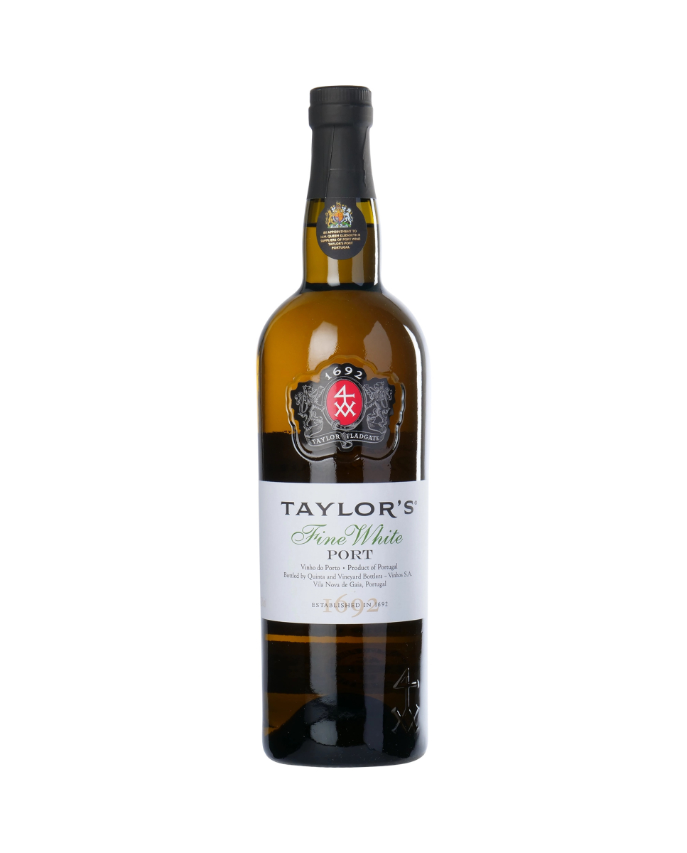 Taylor's Fine White Port wine bottle