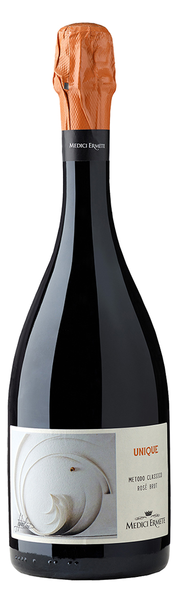 Unique Rose Brut Lambrusco wine bottle