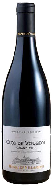 Henri de Villamont Clos de Vougeot Grand Cru 2012 wine bottle