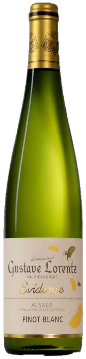 Gustave Lorentz Pinot Blanc Evidence 2020 ØKO wine bottle