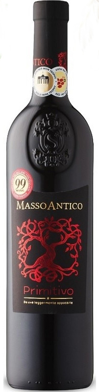 Masso Antico Primitivo 2021 wine bottle