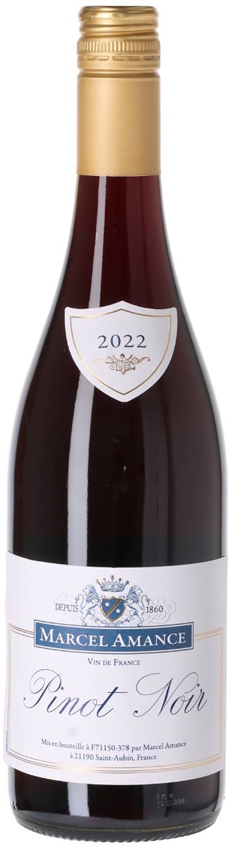 Marcel Amance Vin De France Pinot Noir 2022 wine bottle