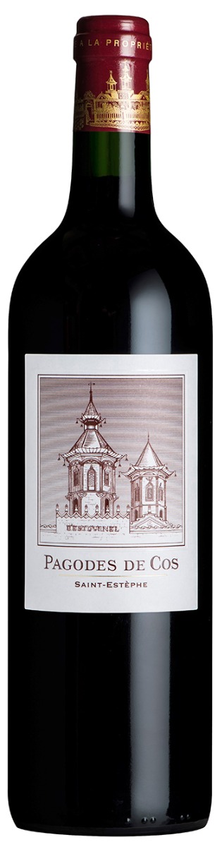 Les Pagodes de Cos Saint-Estèphe 2020 i trækasse wine bottle