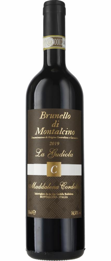 2019 Brunello di Montalcino La Gudiola Cordella wine bottle