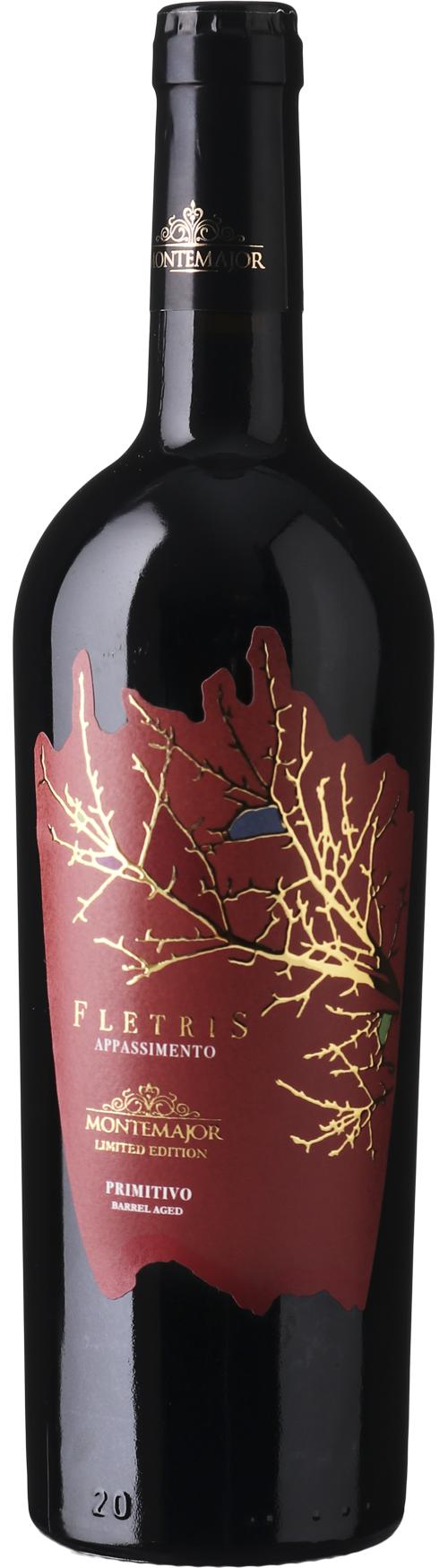 Fletris Primitivo Appassimento Puglia IGT wine bottle