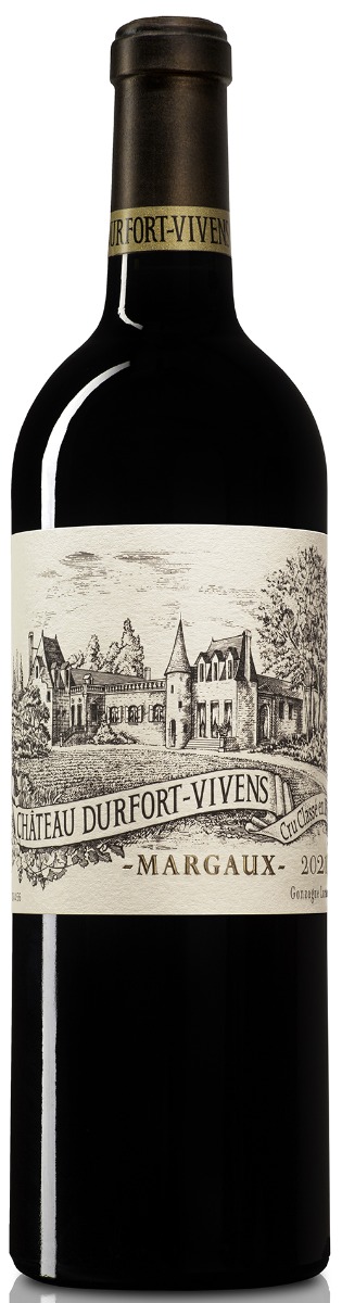 Château Durfort-Viven Margaux 2. Cru Classé 2021 ØKO i trækasse wine bottle
