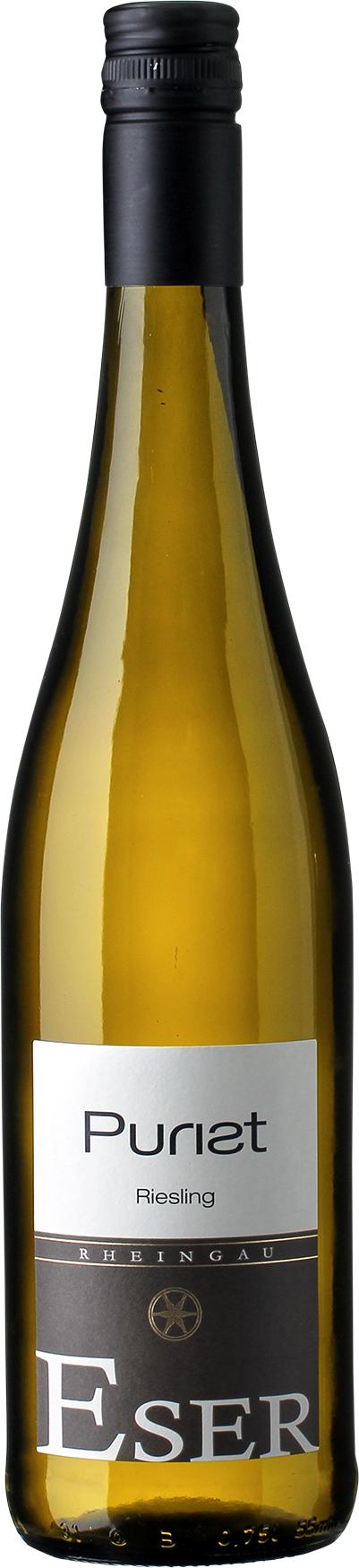 Eser Purist Riesling wine bottle