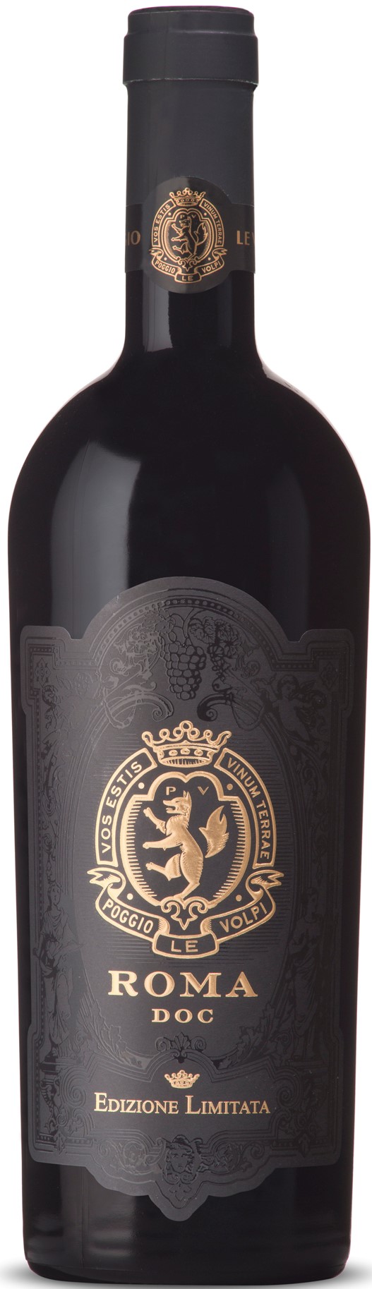 Poggio Le Volpi Roma Edizione Limitata 2016 wine bottle