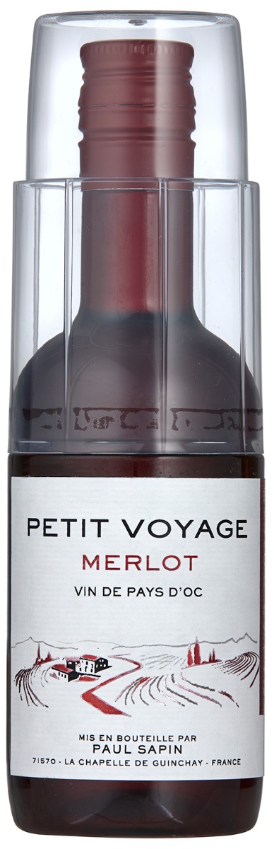 Petit Voyage Merlot - Miniflaske 187ml wine bottle