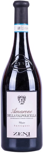 Zeni Amarone della Valpolicella Classico Barriques 2017 wine bottle