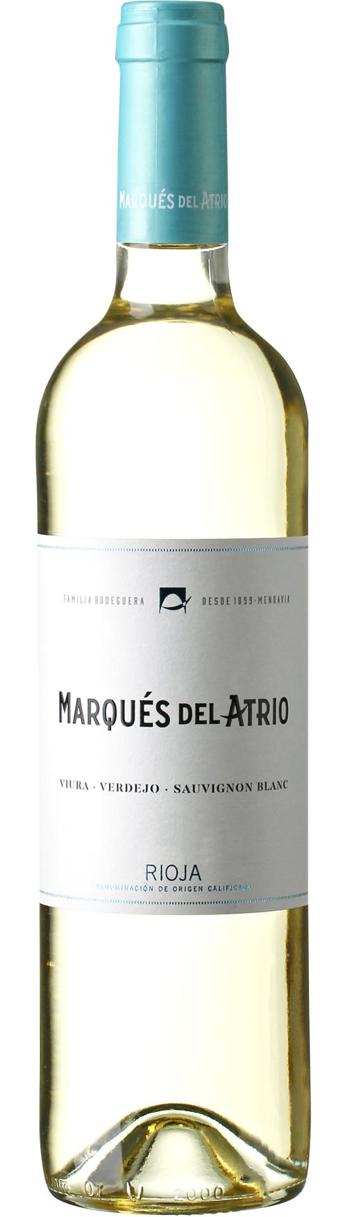Marqués del Atrio Rioja Blanco D.O. wine bottle