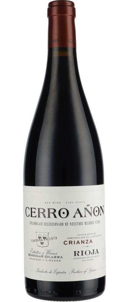 2022 Rioja Cerro Añón Crianza Bodegas Olarra wine bottle