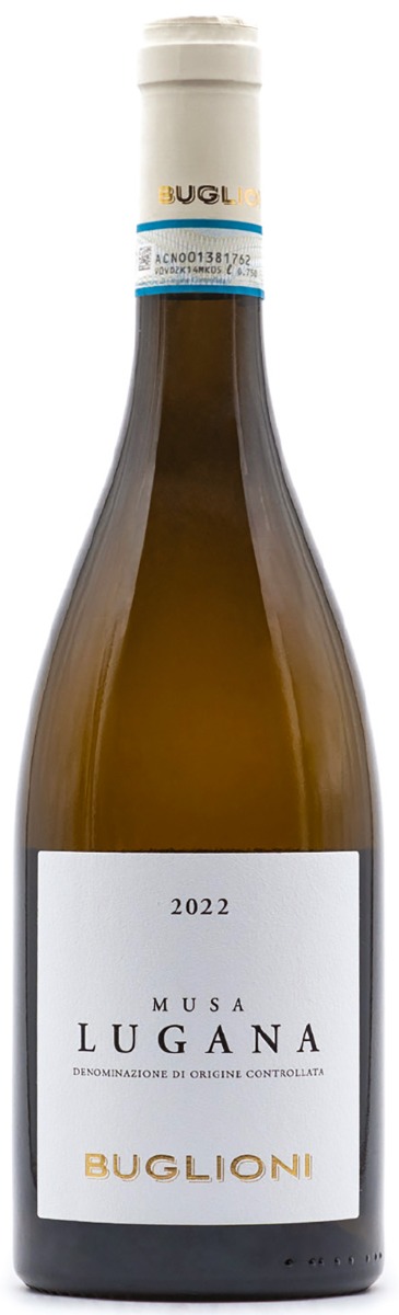 Buglioni Lugana Musa 2022 wine bottle