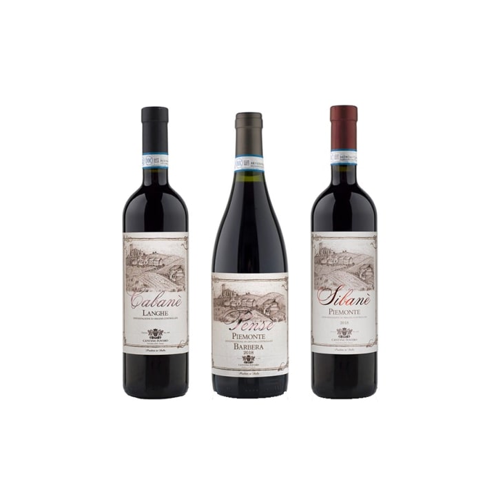 Povero Intense 3 fl Trækasse wine bottle