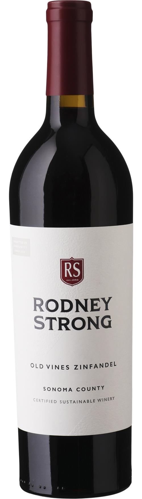 Rodney Strong Old Vines Zinfandel wine bottle