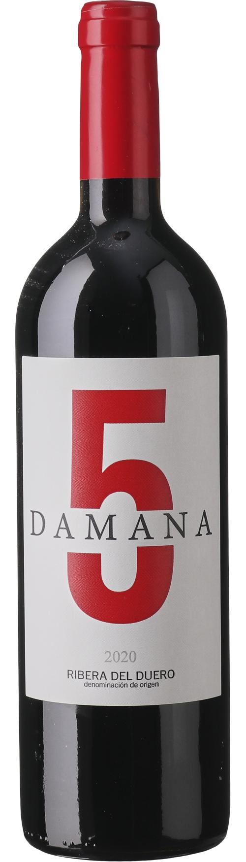 Bodegas Tábula Damana 5, Ribera del Duero D.O. Tempranillo wine bottle